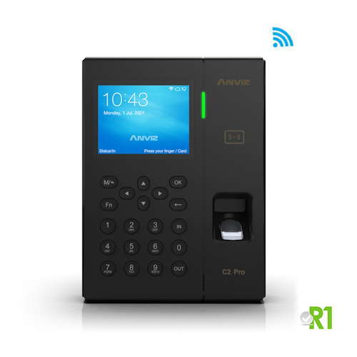 Anviz, C2PRO EM-MF: biometric, Rfid & Mifare, PIN code, Wifi, PoE and Linux.